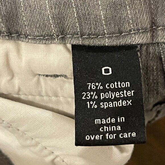 The Limited Womens Skinny Leg Pinstripe Pants Size 0 Gray - Picture 10 of 12